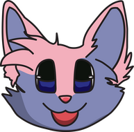 Yet another headshot of the Rylan Fursona, although in vector format and with a more cutesy design such as a big open mouth and really big pupils.