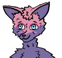 Image of the Rylan Fursona from the chest up in a unique art style.